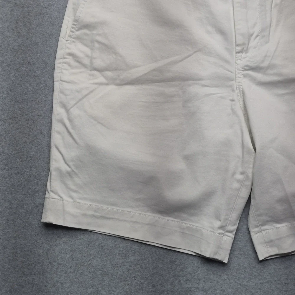 Polo Ralph Lauren Shorts Mens 35 Beige Chino Flat Front Casual Preppy Golf